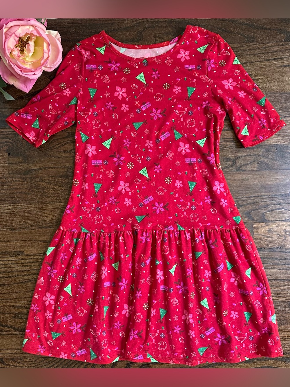 Disney Princess holiday dress, size 10-12/L